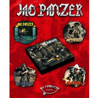 JAG PANZER - 4 Shaped Picture Discs Bundle (Ltd 300 / Deluxe Hand-Numbered Box Set) ΒΟΧ/4x12"